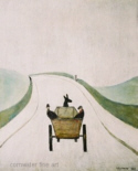 ls lowry the cart print