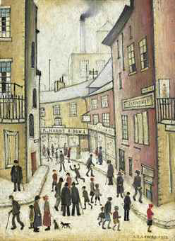 lowry arnold street original painting